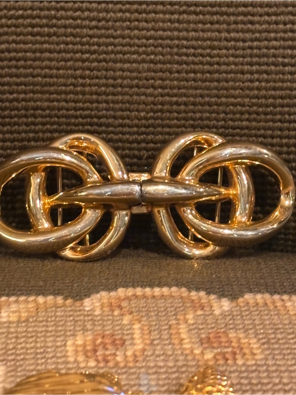 Dotty Smith gold tone buckle